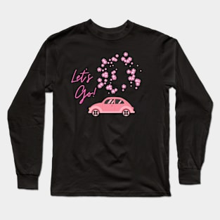 Pink travel Long Sleeve T-Shirt